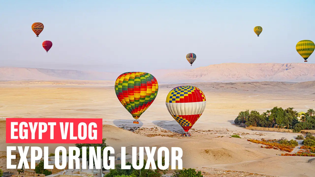 hot air balloons Luxor Egypt